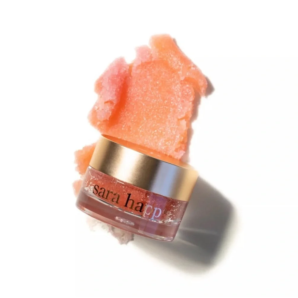 Sara Happ Sparkling Peach Lip Scrub new in box sealed